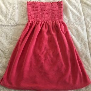 Juicy Couture - Pink terrycloth swim cover-up